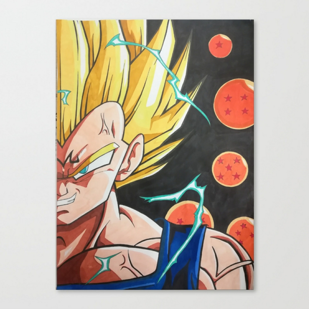 Majin Vegeta painting